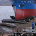 sunken ship floating rubber airbag for lifting and landing